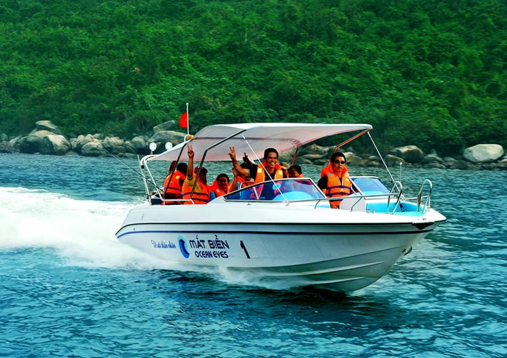 HALF DAY JOIN TOUR | WALKING UNDERWATER - CHAM ISLAND (SPEED BOAT)